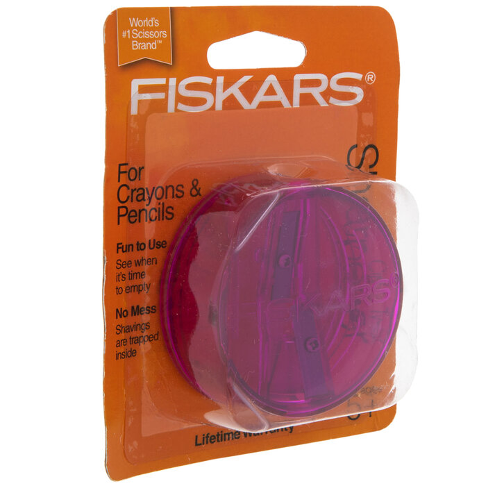Fiskars Pencil & Crayon Double Sharpener Hobby Lobby 815043